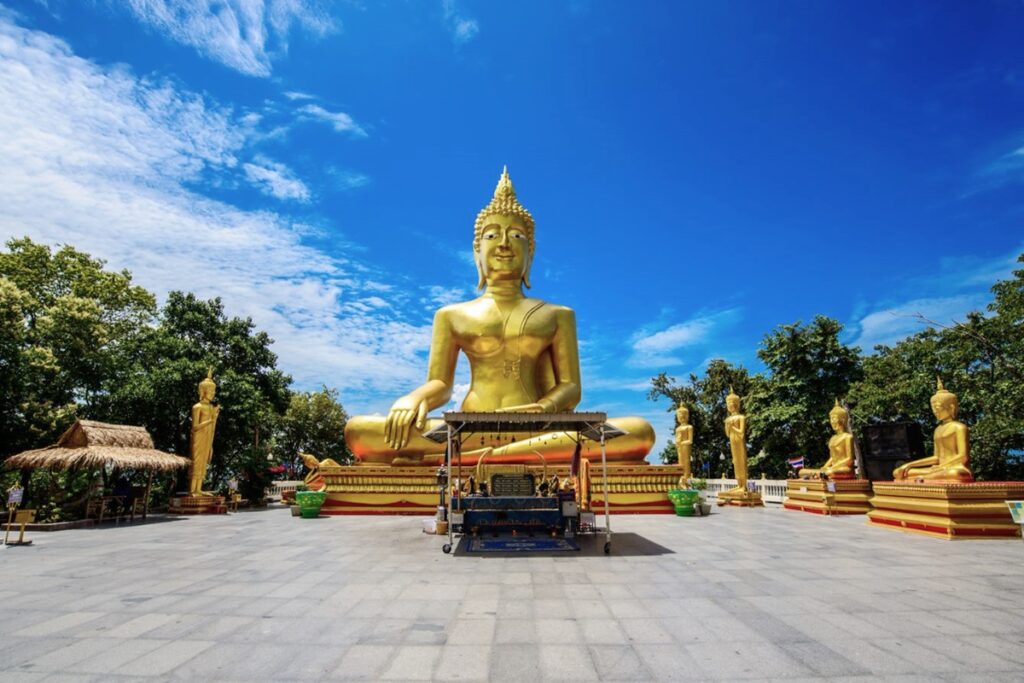 Big Buddha, A place to go during Songkran.