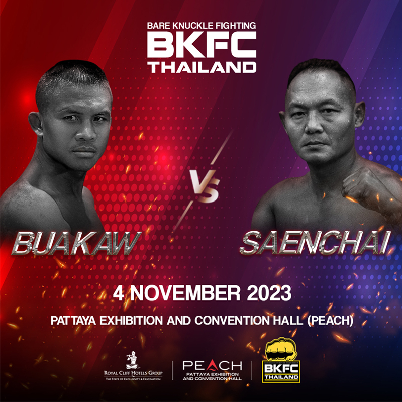 bua kaw and saenchai boxing event in pattaya