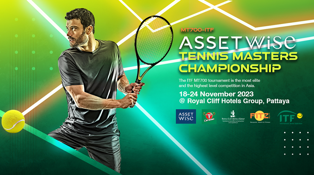 การแข่งขันเทนนิส ITF Masters Tennis Tournament 2023 Royal Wing Suites