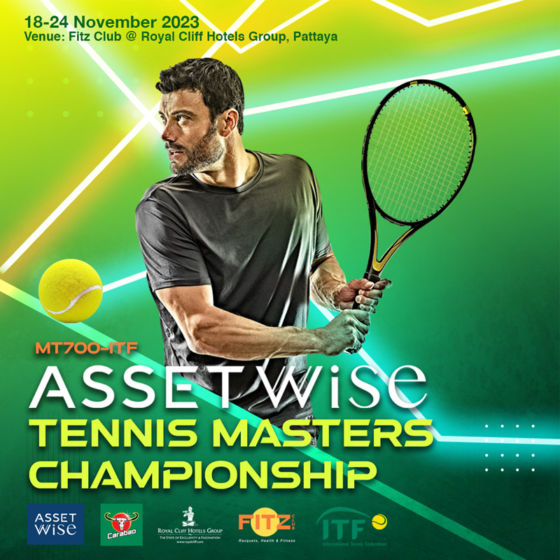 ITF tennis masters tournament 2023 poster