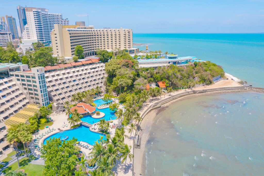 The prime location of our 5-star hotel in Pattaya.