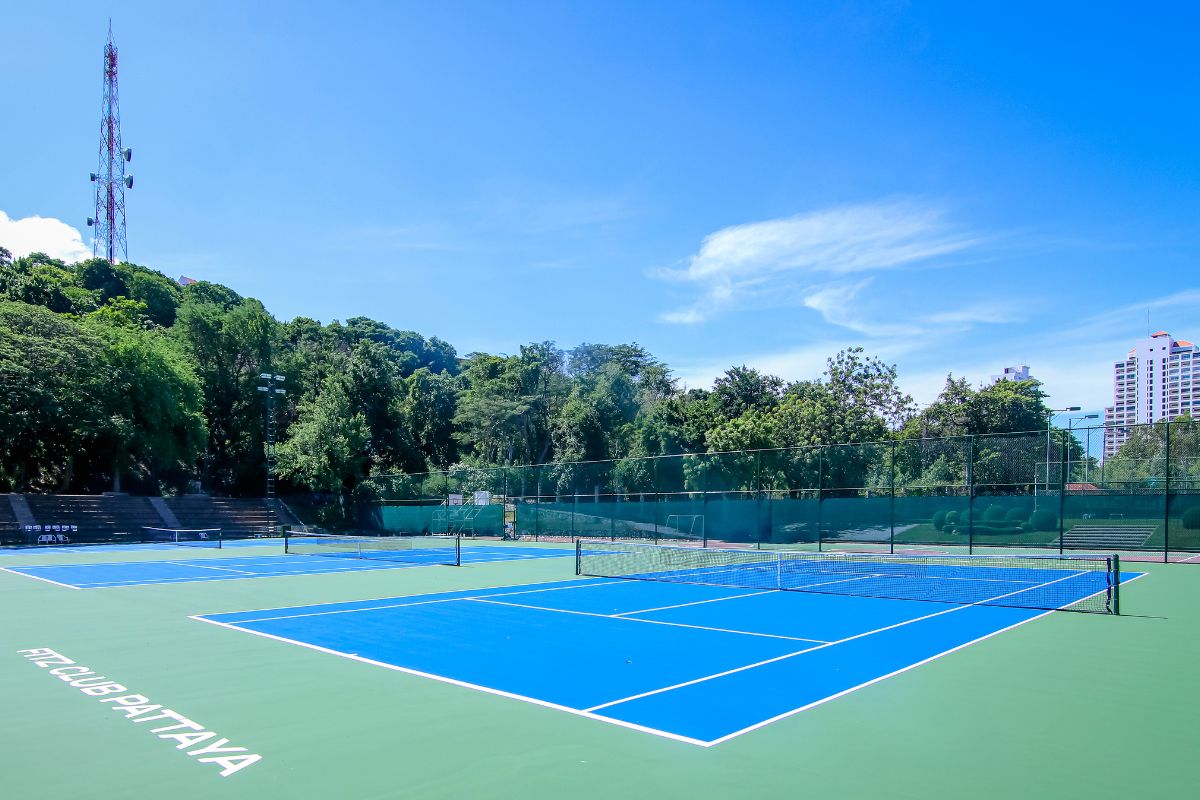 FITZ Club tennis courts for the ITF Masters 2024