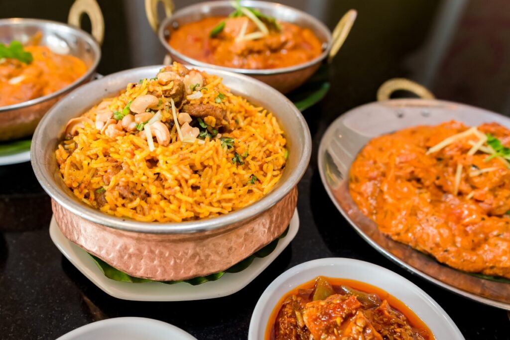 lamb biryani halal food in pattaya
